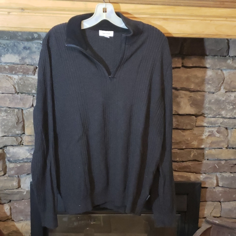 CALVIN KLEIN KNIT COTTON SWEATER size M